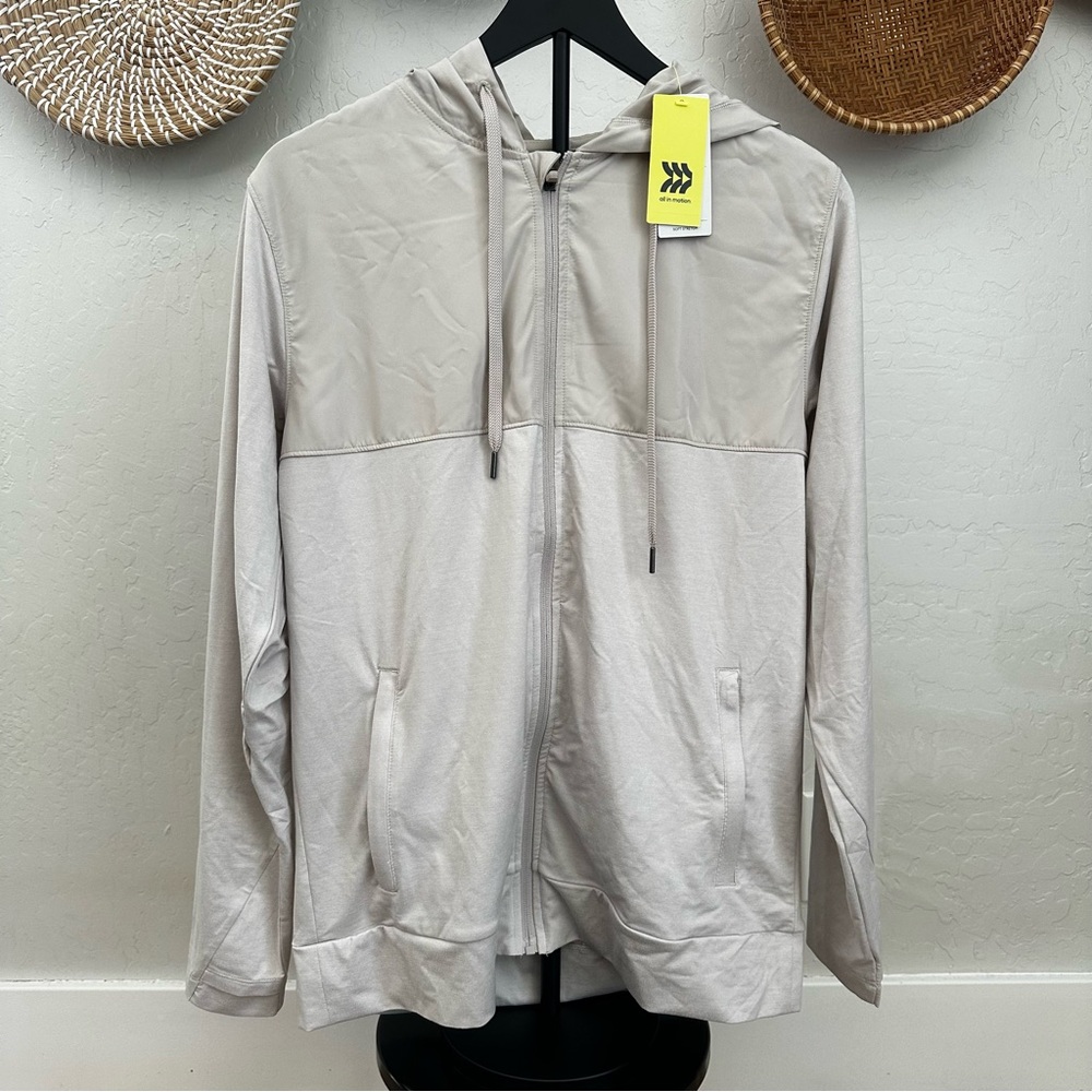 All in Motion Women's Soft Stretch Full Zip Hoodie Jacket. Size Medium